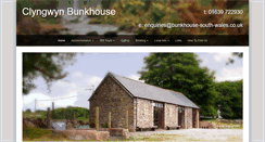 Desktop Screenshot of bunkhouse-south-wales.co.uk